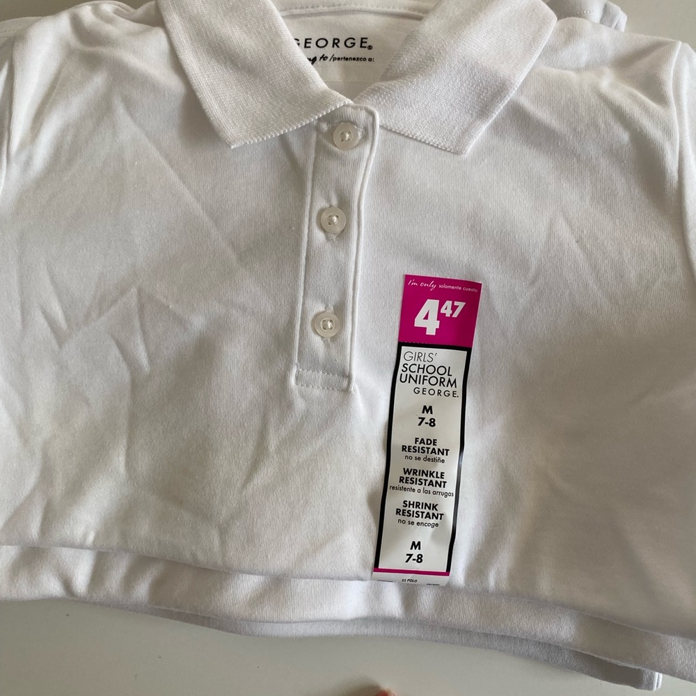 9 Girl Uniform Shirts